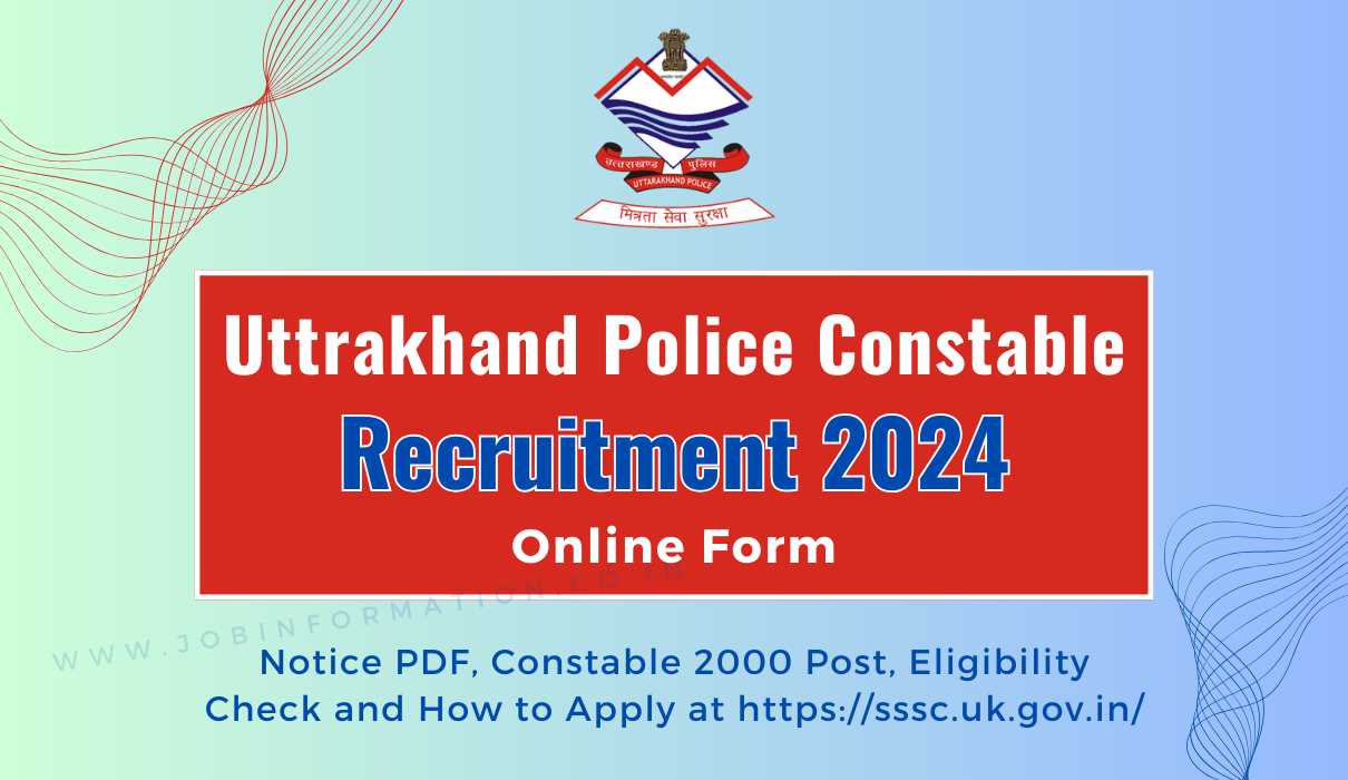 Uttarakhand Police Constable Recruitment 2024 Out: Online Form 2000 Vacancies, Eligibility Check and How to Apply