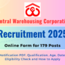 CWC Recruitment 2025 Notice Out: Online Form for Various Posts, Eligibility Check and How to Apply at cewacor.nic.in