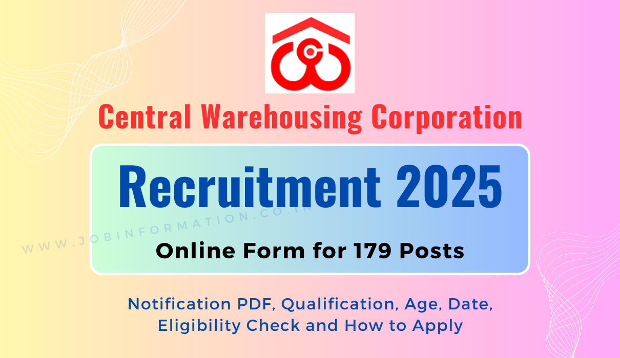 CWC Recruitment 2025 Notice Out: Online Form for Various Posts, Eligibility Check and How to Apply at cewacor.nic.in