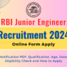 RBI JE Recruitment 2025 Notification Out, Online Form for Junior Engineer Posts, Eligibility Check and How to Apply