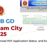 SSC GD Exam City 2025 : Download PDF Application Status and Exam Date एसएससी जीडी एग्जाम सिटी 2025 कैसे देखे