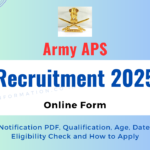 Army APS Meerut Cantt Recruitment 2025 » Notification Direct Bharti सेना एपीएस मेरठ कैंट भर्ती 2025
