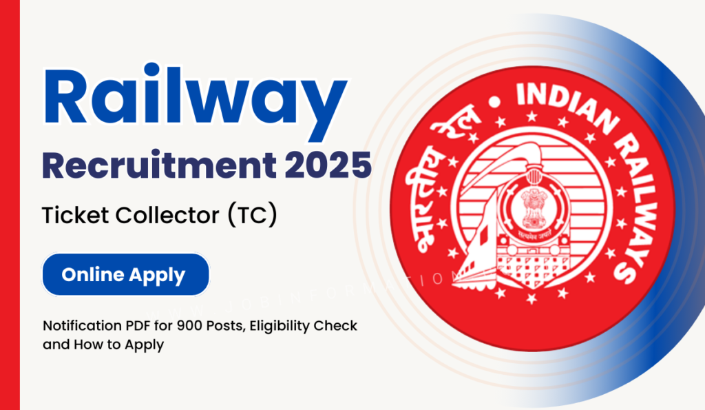 Railway TC Recruitment 2025: Form for 900+ Posts, Eligibility and More Details रेलवे में निकली नई भर्तियां