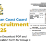 Indian Coast Guard Group C Recruitment 2025 Notification Out, Various Posts, Offline Form