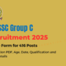 UKSSSC Group C Recruitment 2025 Notice Out Released for 416 Posts, Apply Online, Eligibility Check and How to Apply