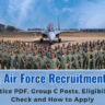 Indian Air Force Group C Recruitment 2025 Notification for LDC, Typist, Driver Offline Form and Other Details