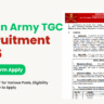 Indian Army TGC Recruitment 2025 Notice Out: Online Form, Eligibility Check, Jan 2026 joinindianarmy.nic.in