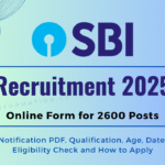 SBI CBO Recruitment 2025 Notification Out for 2600 Posts, Apply Online and How to Apply