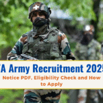 Territorial Army Officer Recruitment 2025 Notice Out: Apply Online, Age, Date and Eligibility Check