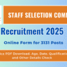 SSC CHSL Recruitment 2025 Notice Out: Online Form, SSC 10+2 for Application Form and Other Details